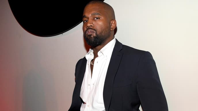 Kanye West ernster Blick