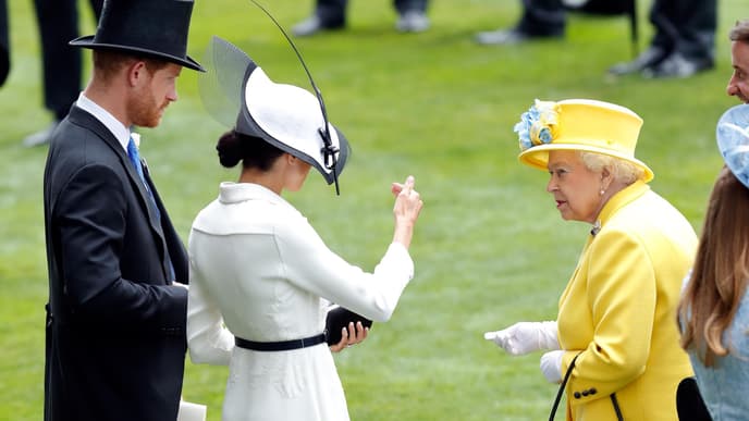 Prinz Harry, Herzogin Meghan und die Queen 