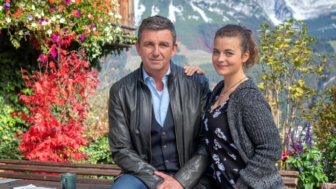 Der Bergdoktor Hans Sigl und Ronja Forcher
