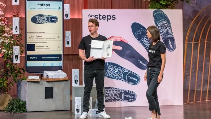 Die Höhle der Löwen GetSteps Vincent Hoursch und Annik Wolf