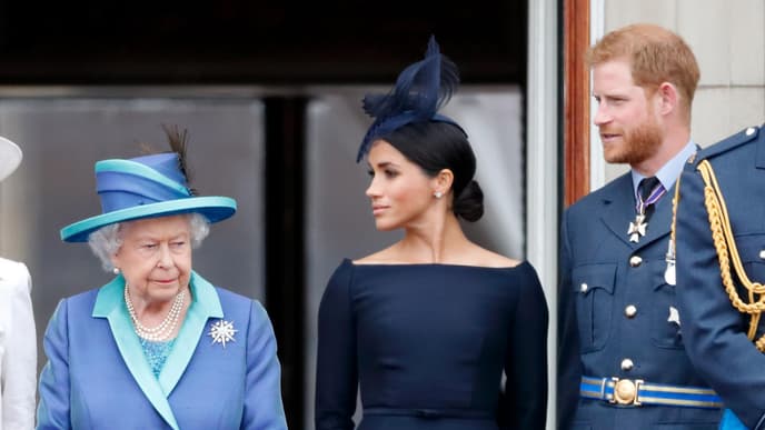 Queen Elizabeth Meghan Markle Prinz Harry