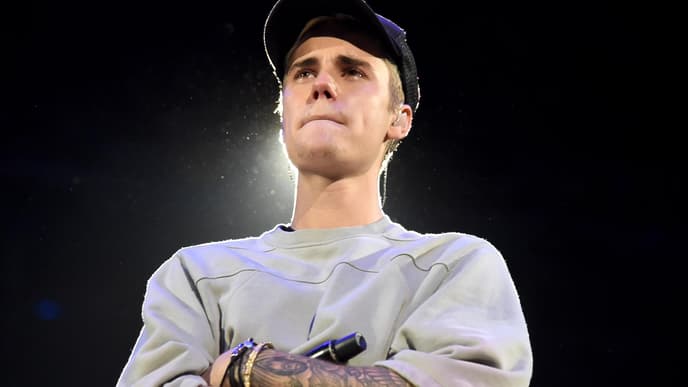 Justin Bieber auf der Bühne