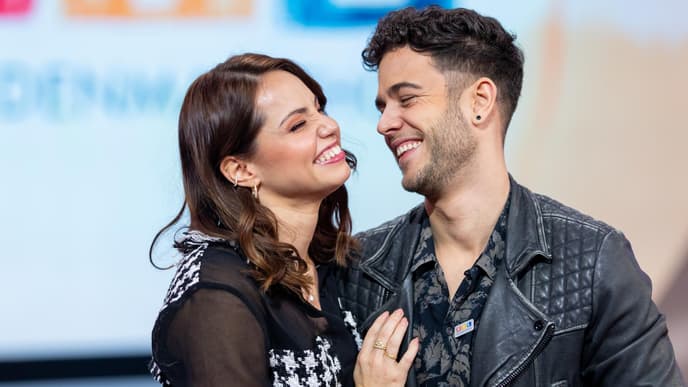 Luca Hänni und Christina Luft