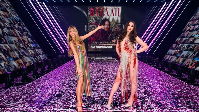 GNTM Heidi Klum und Alex Mariah Peter im Finale