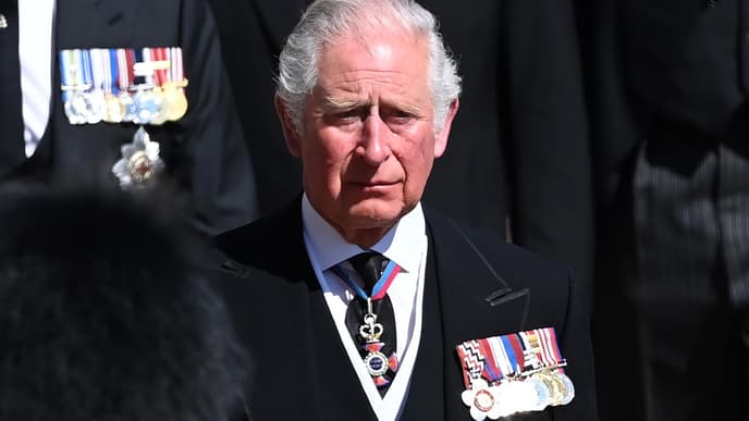 Prinz Charles trauriger Blick