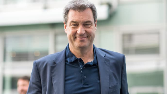 Markus Söder lächelt