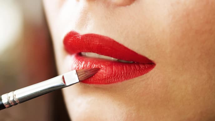 Rote Lippen