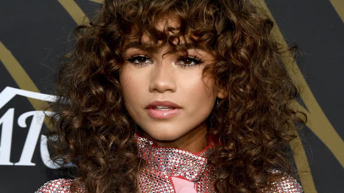 Zendaya Curly Fringe