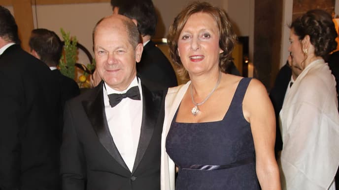 Olaf Scholz Britta Ernst Hamburger Presseball 2018