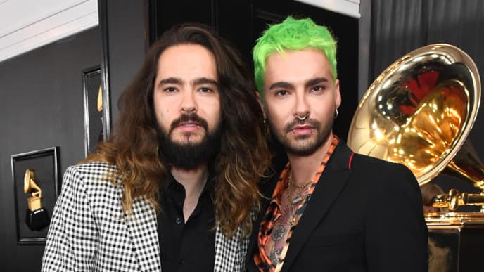 Tom und Bill Kaulitz auf dem roten Teppich