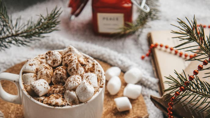 Weihnachten Marshmallows