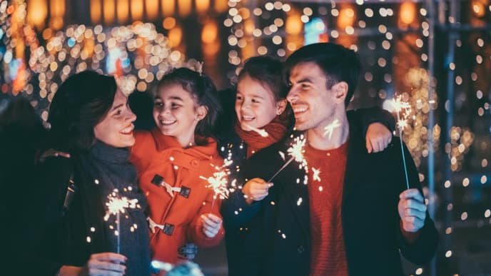 Silvester mit Kindern 