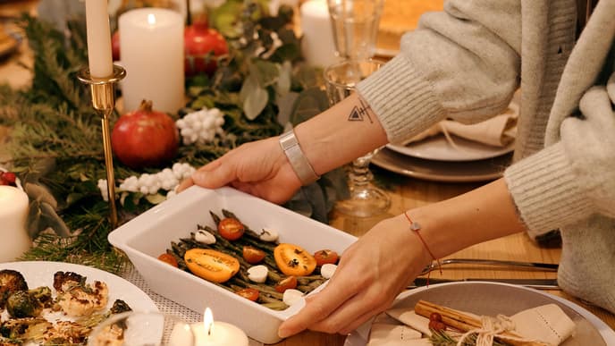 Vegetarisches Weihnachtsessen