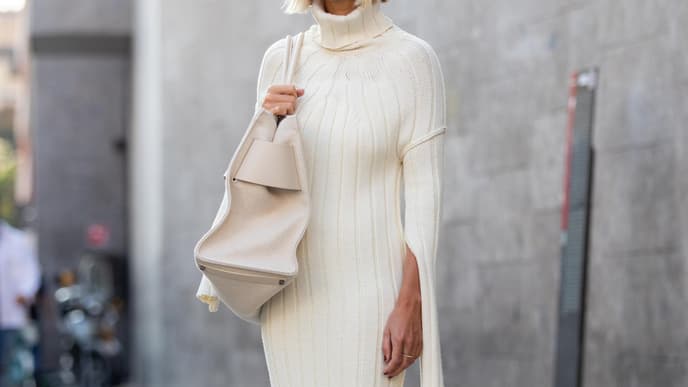 Strickkleid Modetrend 