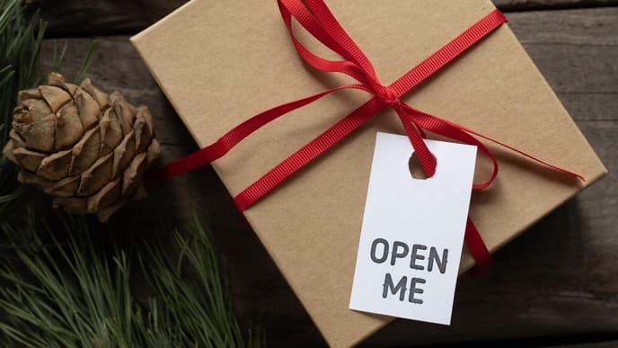 Geschenk open me