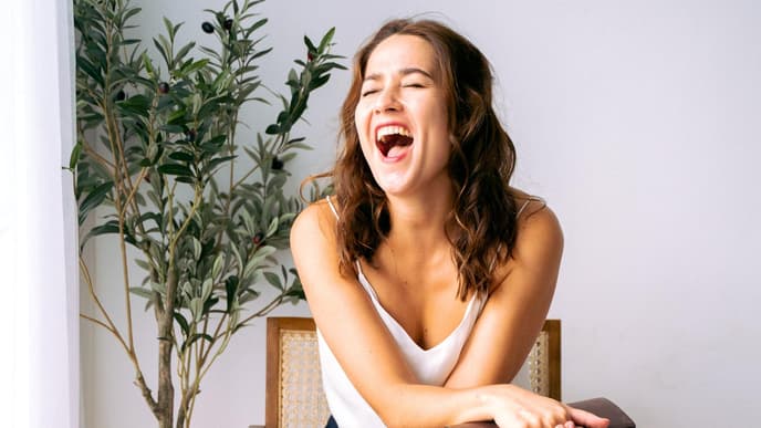 Horoskop Thema: Frau lacht