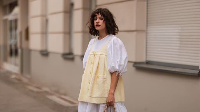 Kleid mit Ballonärmel
