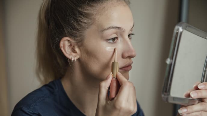 Concealer auftragen