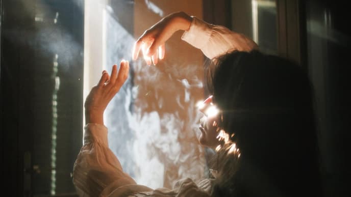 Spirituelle Frau
