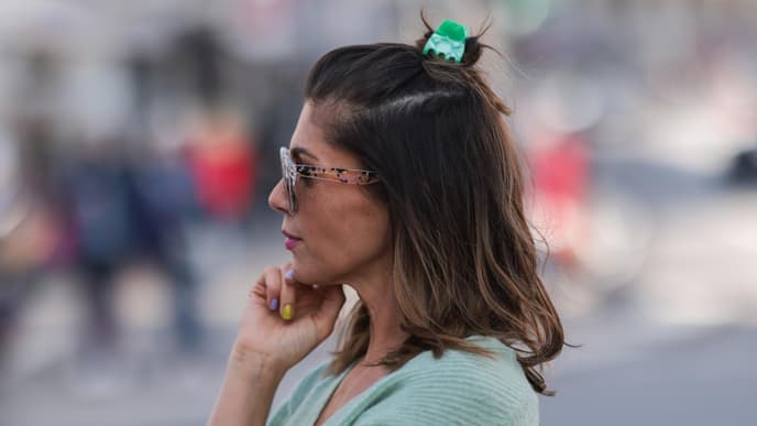 Haarspangen Frisuren-Looks