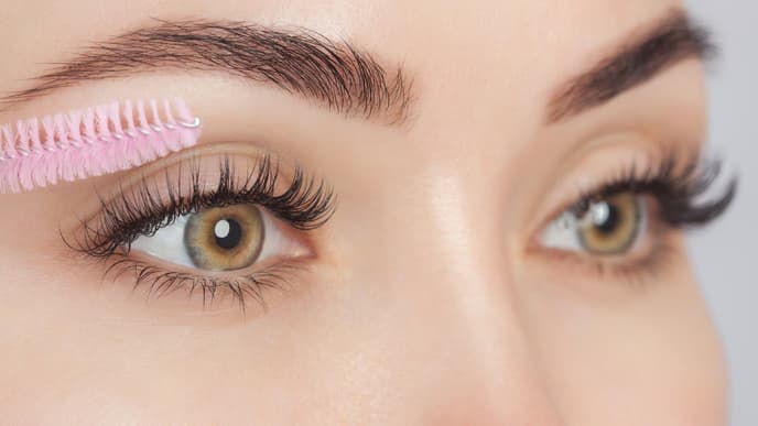 Wimpernverlängerung Augenaufschlag
