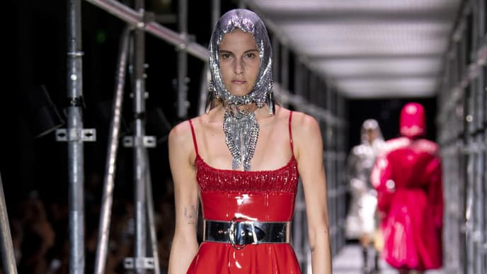 Laufsteg-Outfit Paco Rabanne 