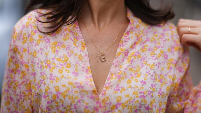 Kette mit Buchstabe