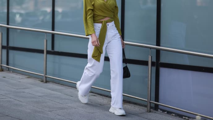 Weiße Jeans Sommer