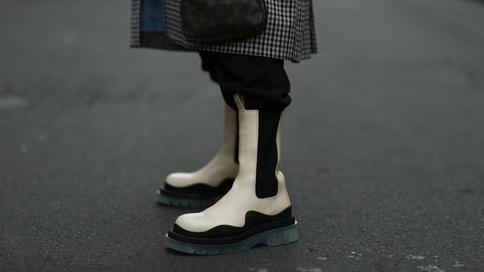 Beige Boots sind im Herbst angesagt