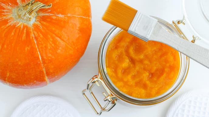 Kürbis Peeling