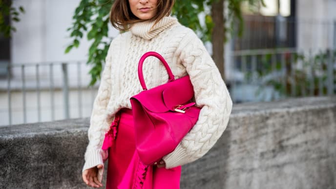 Zopfstrickpullover