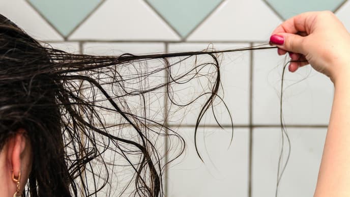 Nasse Haare