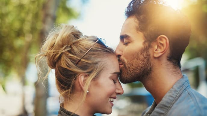 Frau und Mann 