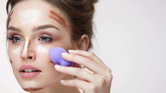 Contouring Gesicht