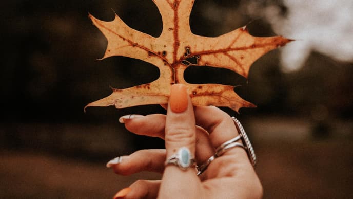 Square Nails Herbst