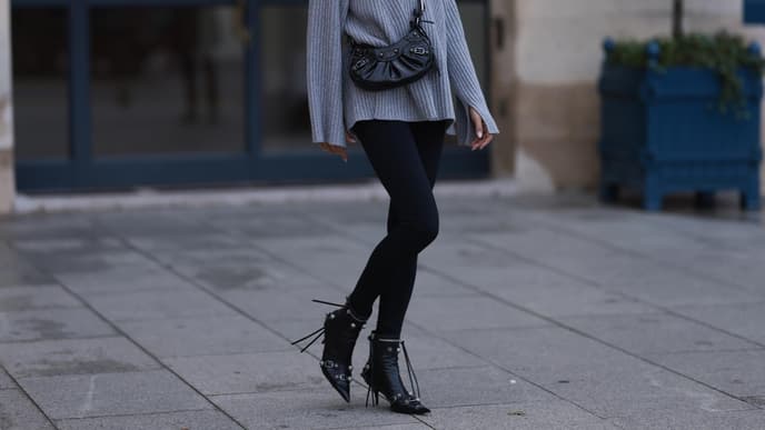 Frau mit Leggings
