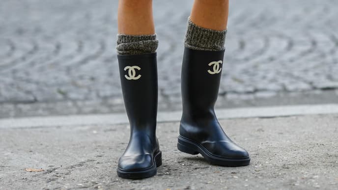 Boots mit Socken