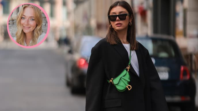 Milena Karl Dior Saddle Bag
