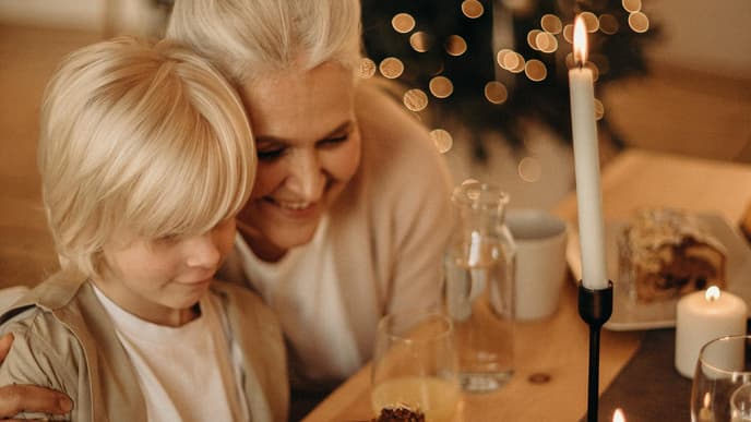 Weihnachtsgeschenke für die Oma