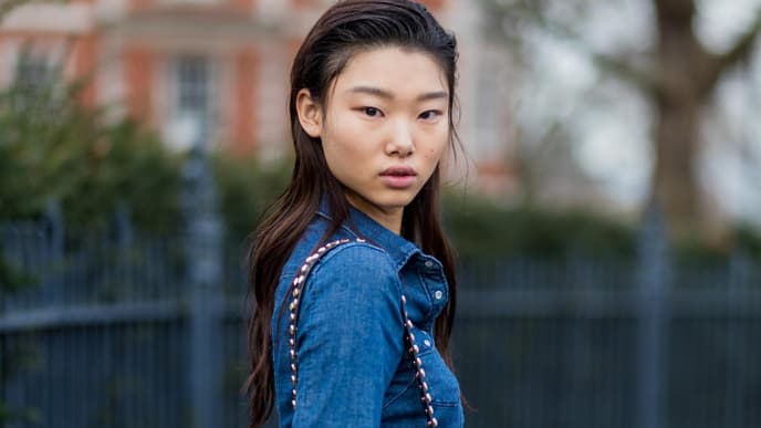 Wet Hair Look