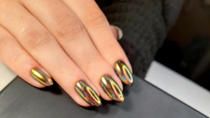 Fingernägel Chrome Nails