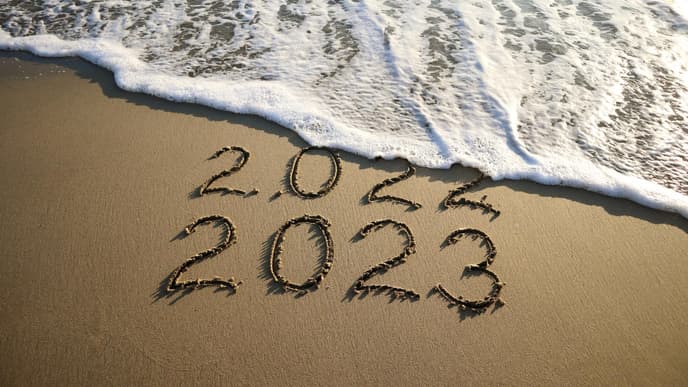 Sand wird weggespült