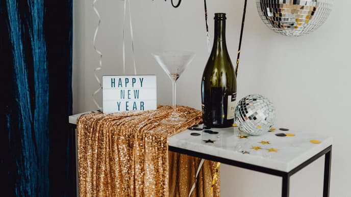 Silvester Dekoration