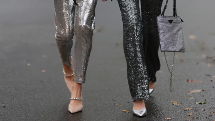 Silvester-Look Jumpsuit und Hose