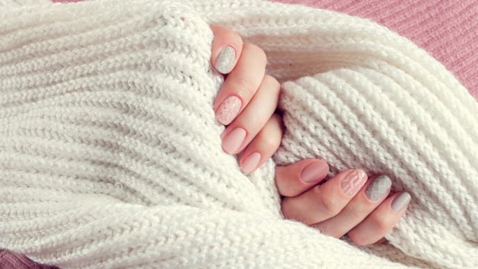 Nagel-Trend "Sweater Nails"