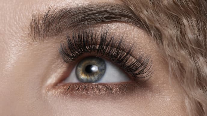 Wimpern toupieren