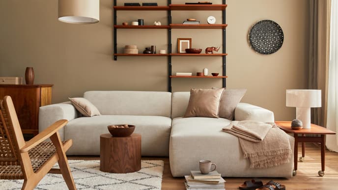 Braune Wohnung