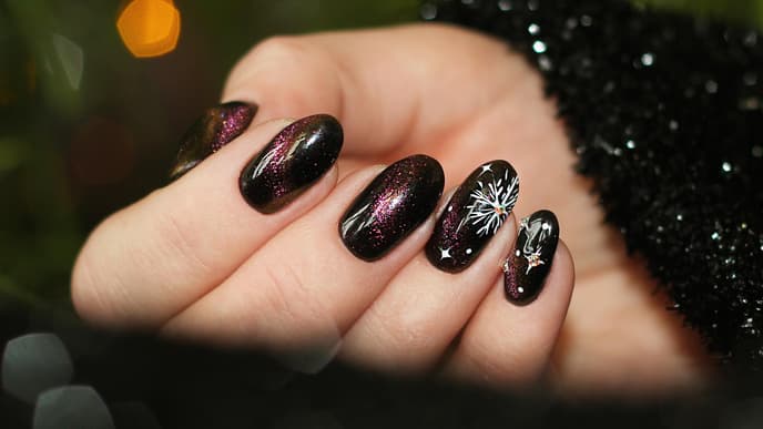 Abstract Galaxy Nails