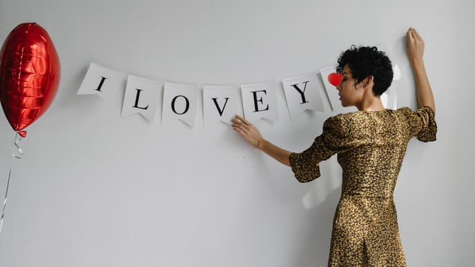 Valentinstag Dekoration