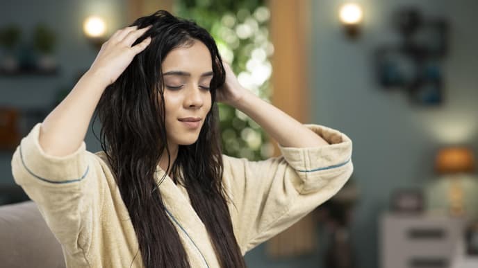 Haare pflegen